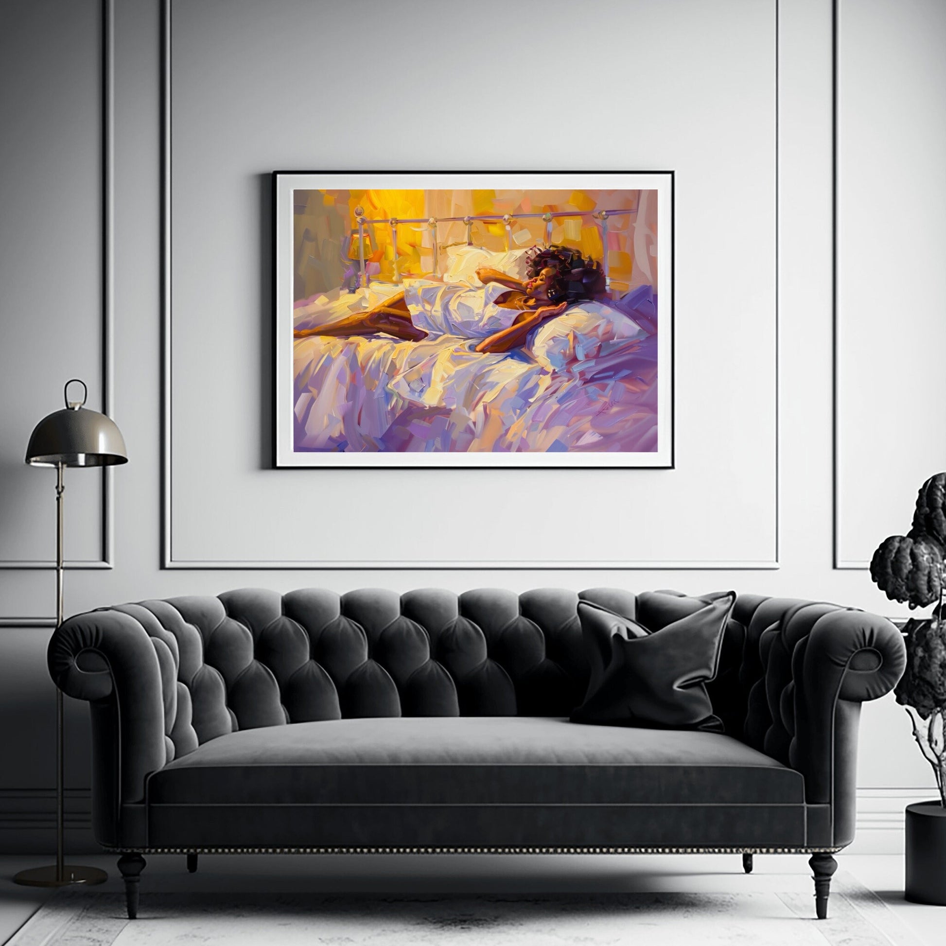 Black Woman Art, Sexy as She is , Black Art Prints, African American Wall Art, Melanin Art, Afro Wall Art, Afrocentric Wall Art, Feminine